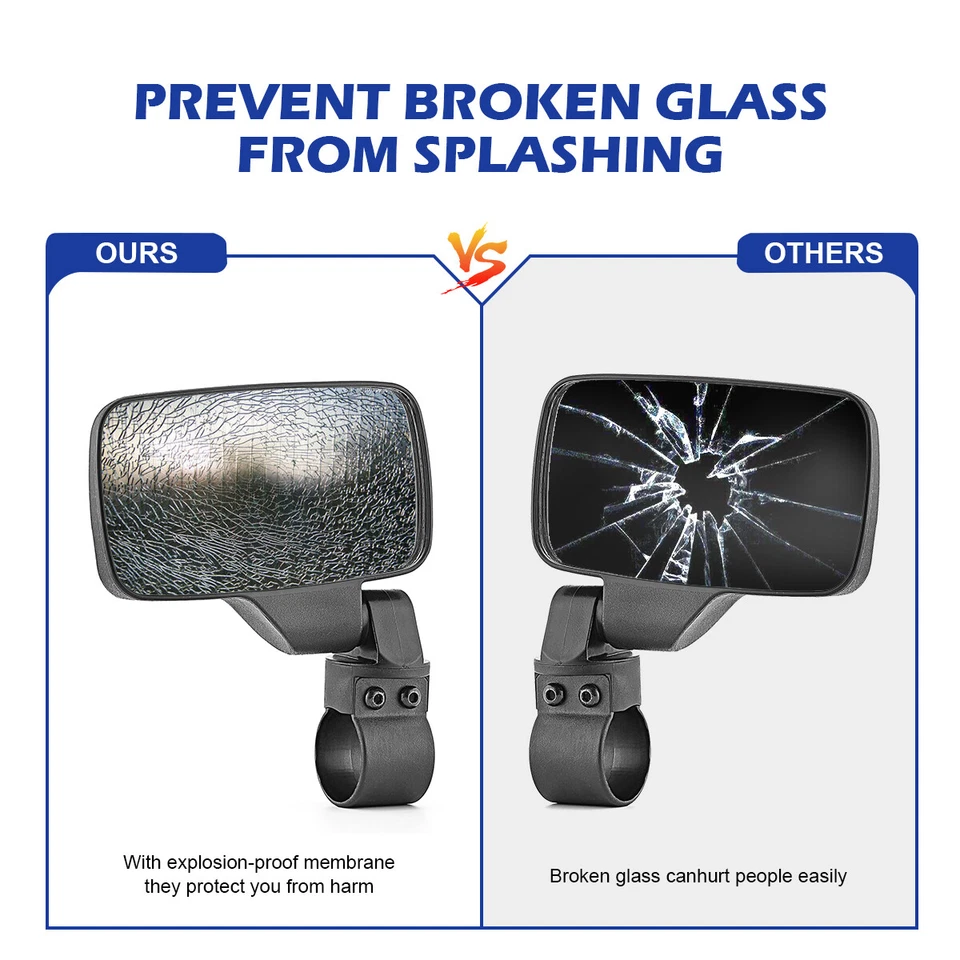 Espejos retrovisores laterales y centrales WEISEN para Can Am Maverick 1000 1000R 2013-2018 Foto 2 de 4