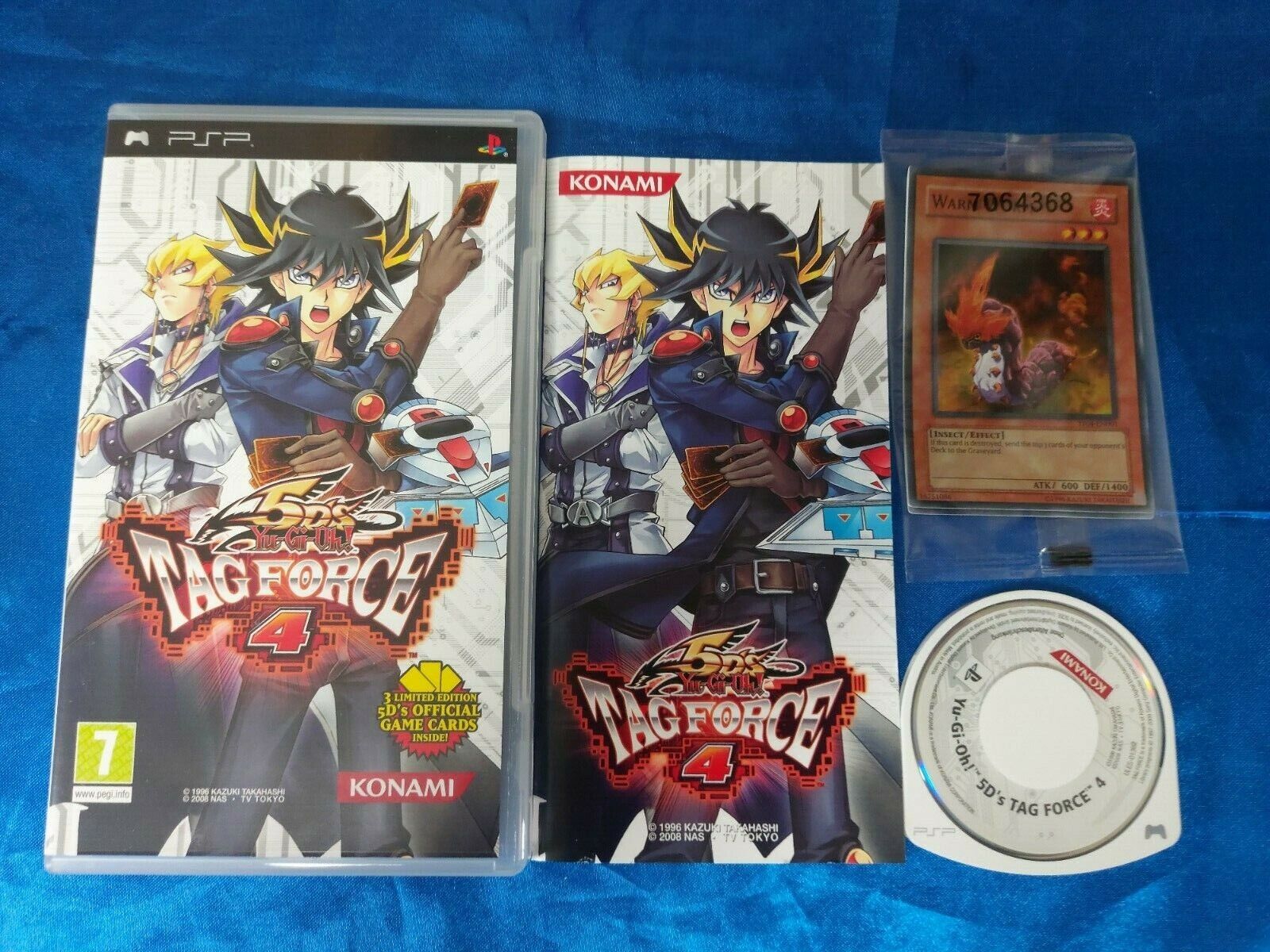 psp YU-GI-OH! 5D's Tag Force 4 + Limited Edition Cards (Works on US  Consoles)