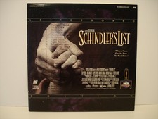 USED LASER DISC SCHINDLER'S LIST DRAMA LIAM NEESON BEN KINGSLEY