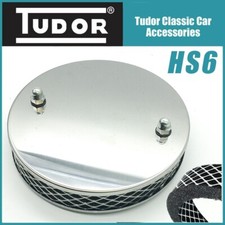 Pancake Stainless Steel like chrome Air filter For SU HS6 1 3/4