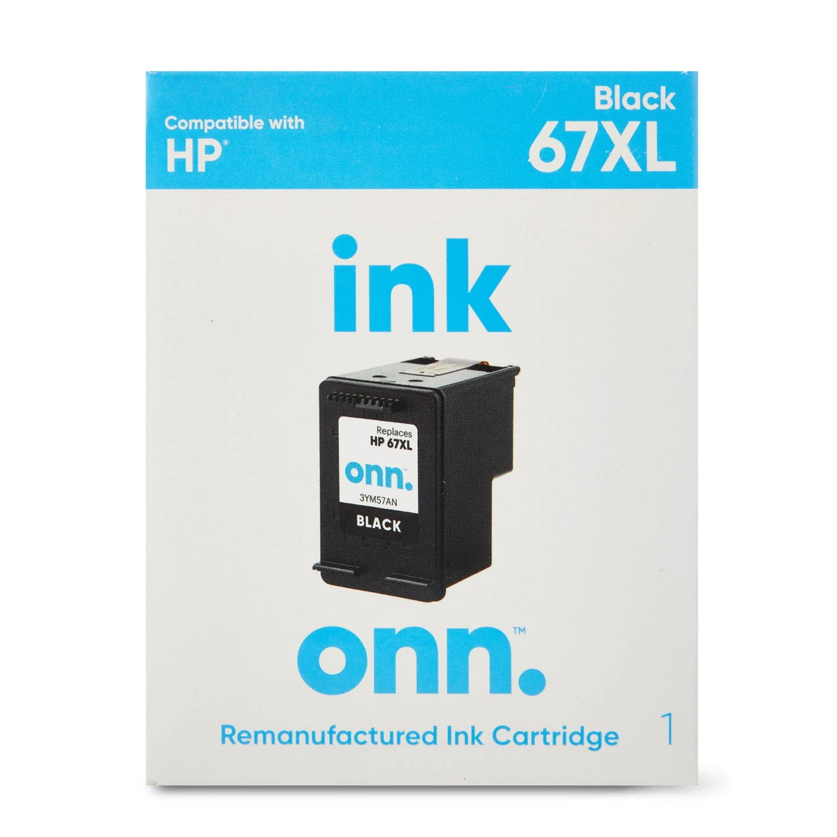 Onn 67XL HP High-Yield Ink Cartridge, Black - Durable | eBay