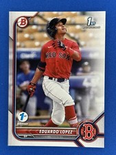 2022 Bowman 1st Edition #BPPF-134 Eduardo Lopez 1st Prospect Red Sox