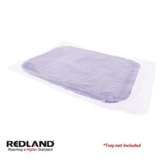 REDLAND Tray Sleeves Size F 7.5” x 10.5” Clear Disposable Dental 250/Box