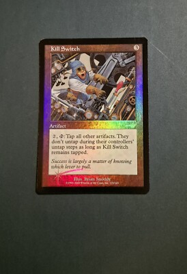 Mtg Kill Switch ~ Foil ~ Nemesis ~ NearMint -