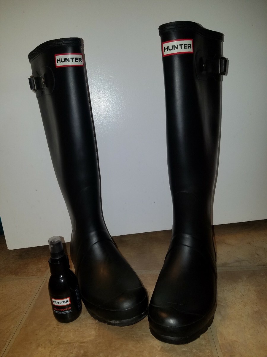 Hunter Original Women's Tall Rain Boots, Black, US 5013441352862