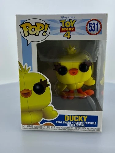 Funko POP! Disney Pixar Toy Story 4 Ducky #531 Vinyl Figure DAMAGED BOX SEE PICS