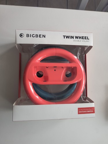 Nintendo Switch Lenkrad Twin Wheel Duo Pack Rot Blau für Joy Con´s 2x Lenkräder