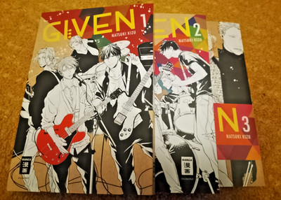 Given von Natsuki Kizu 1-3 Manga Deutsch