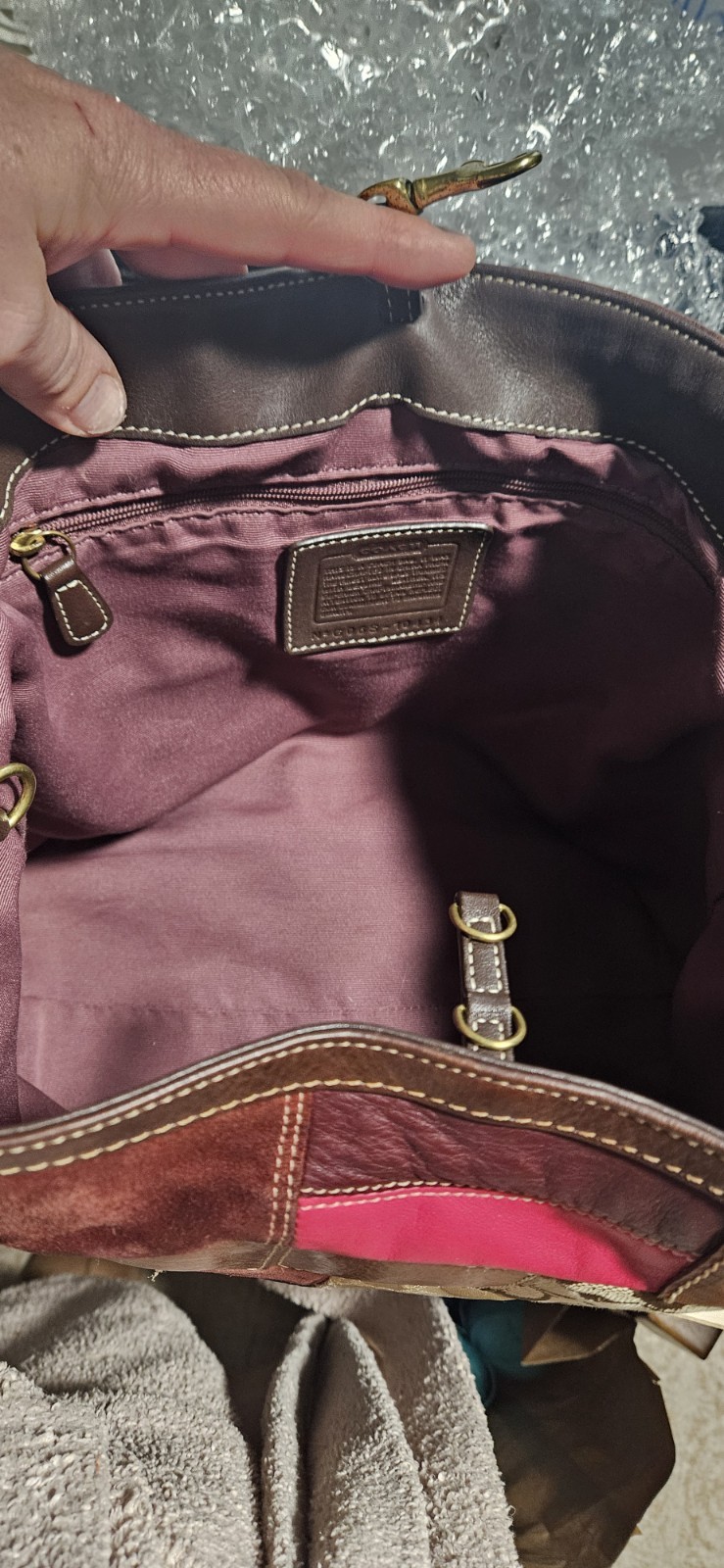 Coach Holiday Patchwork Tote 10434 - image 18