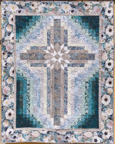 Farmhouse Cross Quilt Pattern by QuiltFox - 第 4/6 張圖片