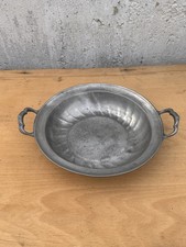 Zinnschale massiv Vintage Schale Zinn Teller Deko schwer ca 1000g 1kg