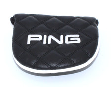 Ping Black White Mallet Putter Headcover Preowned Condition Excellent