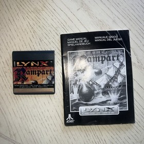 RAMPART Atari Lynx NEW CARTRIDGE AND MANUAL NO BOX