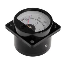 Voltmeter SO-45 AC 0-300V Round Analog Dial Panel Meter Voltmeter Gauge Black