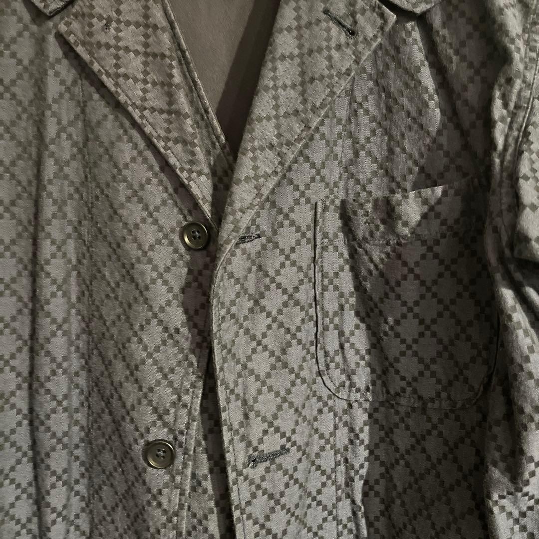 Engineered Garments Dark Navy Patterned Tailored … - image 2