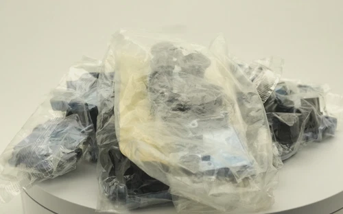 Lot of 8  D-sub Back-shell  17-1657-50  Amphenol Die-cast Hood