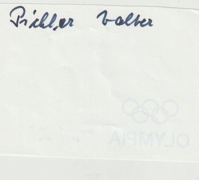 Walter Pichler D Biathlon OS 1984/3 Org. Sig.