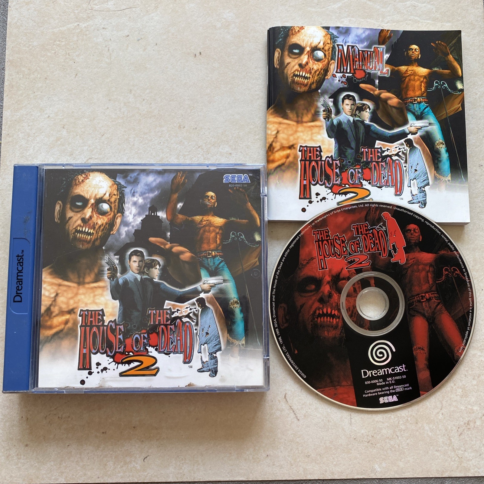 Jeu The House Of The Dead 2 - Complet - Jeu Sega Dreamcast
