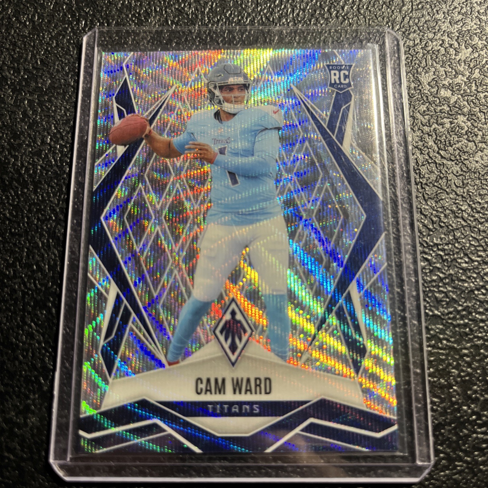 2025 Panini Phoenix Cam Ward #194 Wave /199 Rookie Titans 