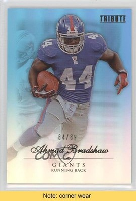 2010 Topps Tribute Blue Rainbow 84/89 Ahmad Bradshaw #7 READ 0af