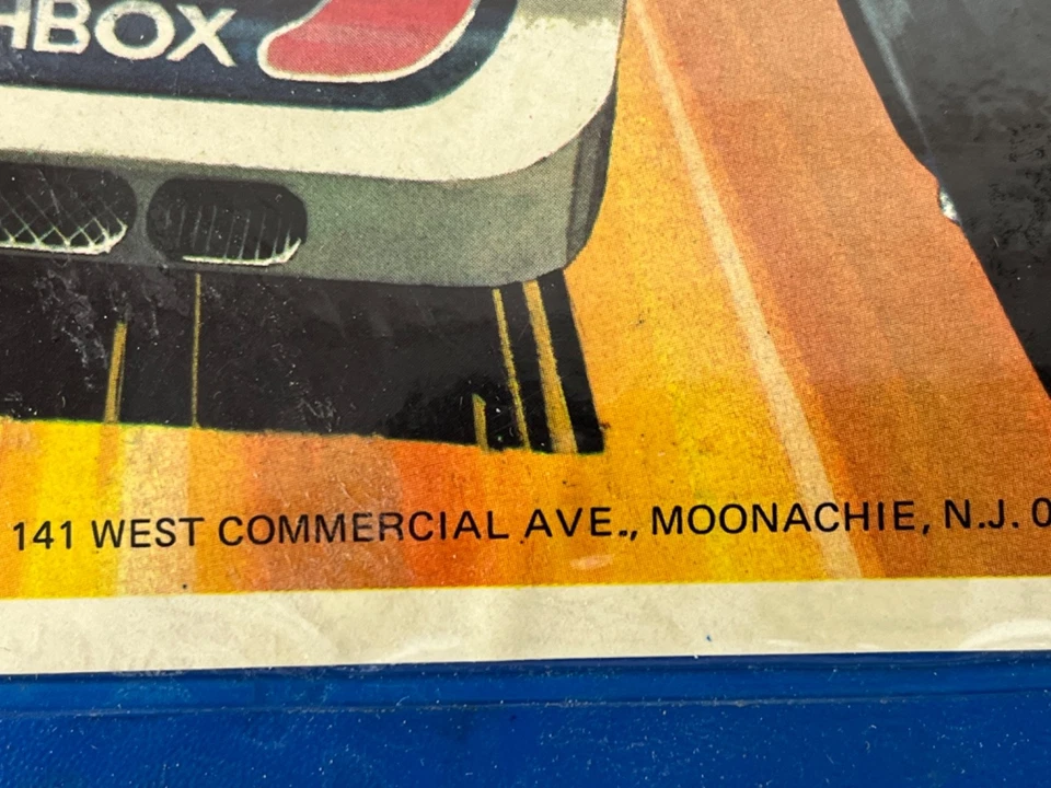 Estuche de transporte vintage azul Matchbox 1976 tiene capacidad para 48 coches Matchbox con bandejas Foto 3 de 4