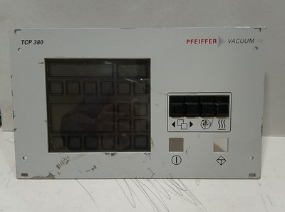 Pfeiffer Vacuum TCP380 Turbo Pump Controller FRONT PANEL ONLY