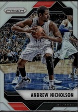Andrew Nicholson 2016-17 Panini Prizm Silver Prizms Washington Wizards #299