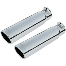SET-F1315361-2 Flowmaster Set of 2 Exhaust Muffler Tail Tips Pipes Pair