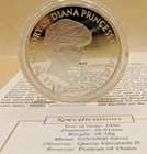 BULLION - 1999 Metric 1oz Capsuled Silver Proof Coin Crown Trafalgar Memorial
