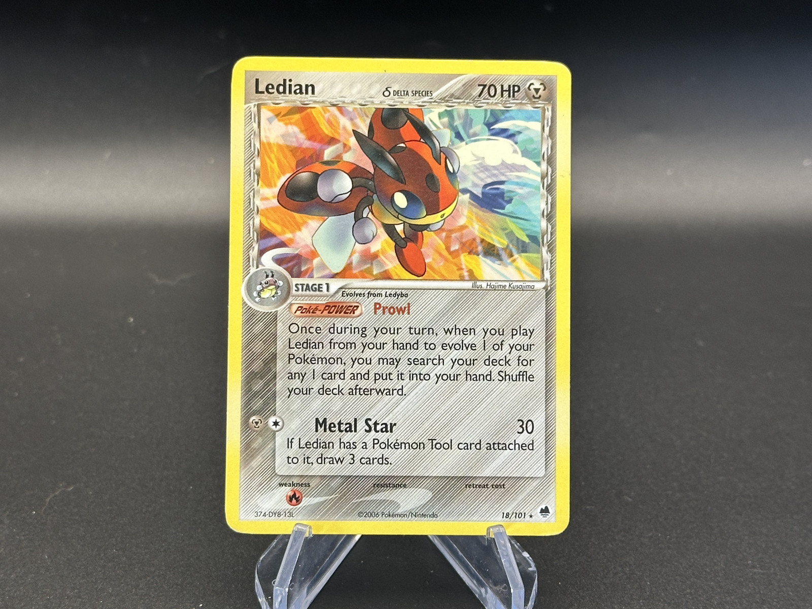 Ledian δ - 18/101 Dragon Frontiers - Pokémon TCG - 2006