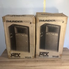 Pair MTX Audio Thunder Pro 2 TP1100 PA Speakers TESTED WORKING
