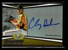 2012 Bowman Platinum Clay Holmes Prospect Auto Autograph #AP-CH UX5298