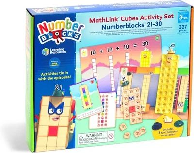 Learning Resources MathLink Cubes Numberblocks 21–30 Aktivitätsset