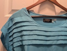 Guess turquoise polyester mini dress Size 6