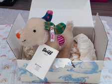 Steiff The Snowdog Raymond Briggs 16cm Mohair Soft Toy Boxed 664083
