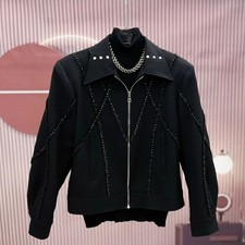 Luxury Men Jacket Autumn and Winter Fashion Casual Trendy Streetwear Black Coat