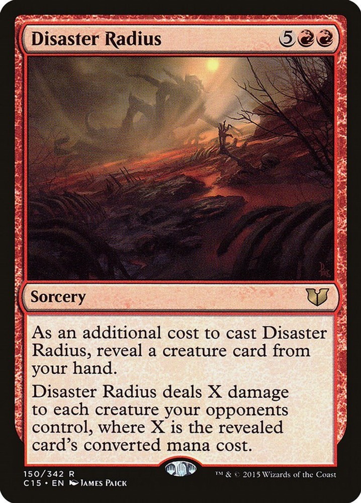 Disaster Radius [C15 - 150] Near Mint