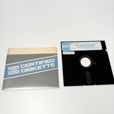 The Sands Of Egypt - TRS-80 Computer Adventure Game Floppy Disk 1982 Radio Shack