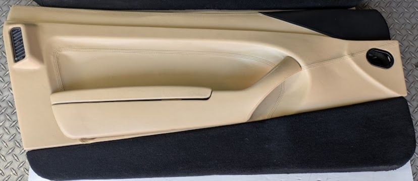 FERRARI 456M LEFT AND RIGHT DOOR PANEL BLACK AND CREAM