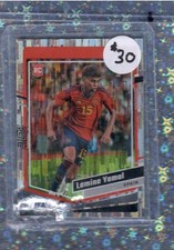 My Dog Ate My 2023-24 Panini Donruss Lamine Yamal 54 Silver Rc Spain My Dog Ate My 2023-24 Panini Donruss Lamine Yamal 54 Silver Rc Spain