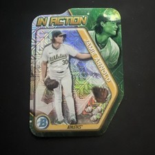 2025 Bowman Draft Mega Jamie Arnold In Action Mojo Die-Cut #BIA-3 - Athletics