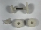 vtg 1981 Kenner Star Wars AT-AT WALKER Two Cheek Gun White Insert Gears PARTs