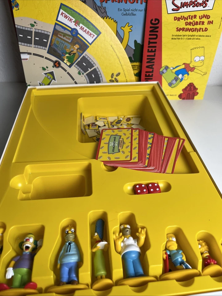 Die Simpsons Drunter und drüber in Springfield Spielfiguren 2000 Brettspiel - Bild 3 von 3