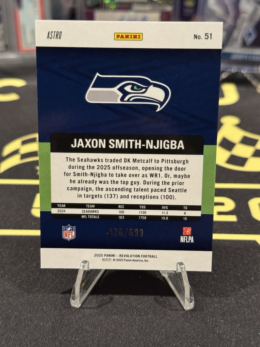 2025 Panini Revolution Jaxon Smith-Njigba #51 Green Astro /699 | eBay