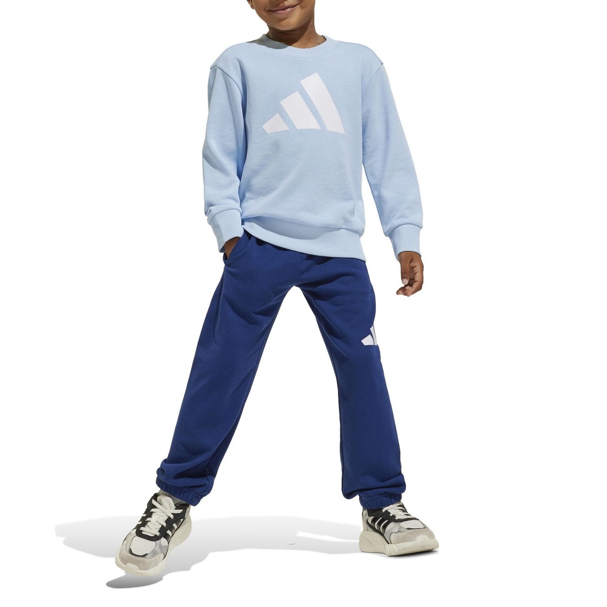 Adidas Tuta da Bambini Essentials Blu Taglia 7-8 A Cod JC9729