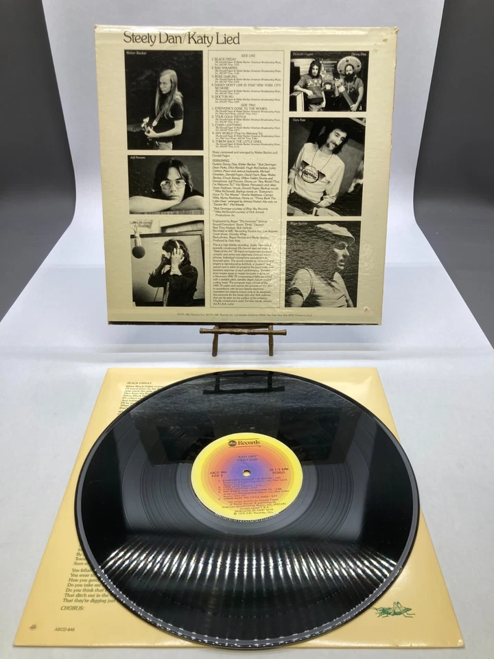 Steely Dan Katy Lied Vintage Vinyl LP 1975 ABC Record ABCD-846 - Image 4 of 4