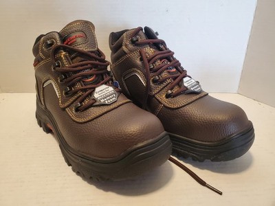 NWT Men s Skechers  WORK BOOTS 77144W/Brn Black And Brown Sz 8.5
