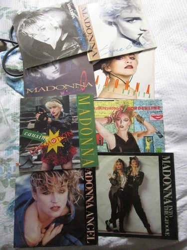 MADONNA ( Lot of 8 )REMIX 12" singles (UK)BORDERLINE / ANGEL..