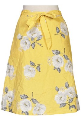 Cath Kidston Rock Damen Damenrock Gr. 34 (UK 6) Baumwolle Gelb #cp1tnk9