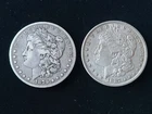 1879 & 1887 Morgan Silver Dollars NICE!